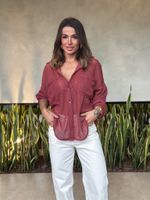 Camisa Cintia Ganache