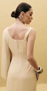 Vestido Feminino Super Midi Com Metal