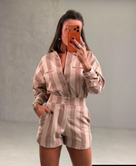 Conjunto Rosana G Marrom