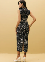 Vestido Feminino Gola Alta 