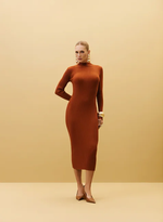 Vestido Feminino Super Midi De Tricot 