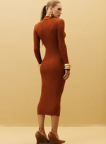Vestido Feminino Super Midi De Tricot 