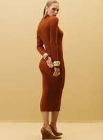 Vestido Feminino Super Midi De Tricot 