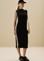 Vestido Feminino Midi Com Gorgurão