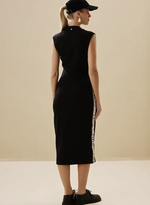 Vestido Feminino Midi Com Gorgurão