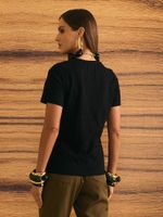 T-Shirt Feminina Baby Look Dimy Denim 
