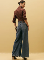 CALCA FEMININA KATE WIDE LEG COM RECORTE