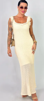 Vestido Andie  manteiga