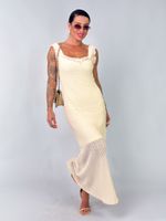 Vestido Andie  manteiga