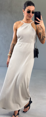 Vestido Juliet  Areia