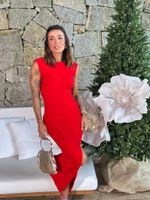 Vestido livia vermelho