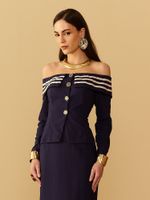BLUSA FEMININA COM FILETE 