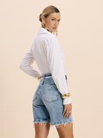 BERMUDA FEMININA COM LENCO