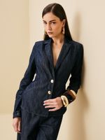 BLAZER FEMININO ALFAIATARIA ACINTURADO