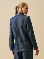 BLAZER FEMININO ALONGADO COM AJUSTE LATERAL