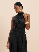 BLUSA FEMININA COM FRANZIDOS 