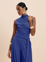 BLUSA FEMININA COM FRANZIDOS 