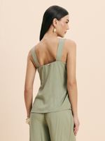 BLUSA FEMININA ESTAMPADA COM AVIAMENTO