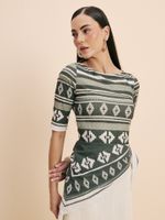 BLUSA FEMININA JUSTA ESTAMPADA