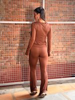 BLUSA PAOLLA MARROM