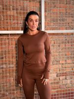BLUSA PAOLLA MARROM