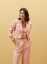 Blazer feminino Croppedcom botões Rose