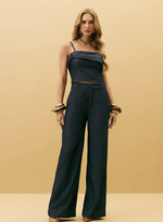 Calça Feminina Alfaiataria Ampla 