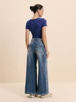 CALCA FEMININA KATE WIDE LEG ID COM CHAVEIRO 