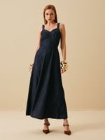VESTIDO FEMININO SUPER MIDI GODE JEANS 