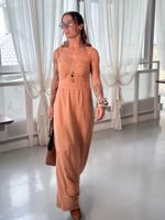 Vestido Iolanda G canela