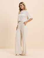 CALCA FEMININA RETA COM MARTINGALE
