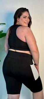 Bermuda Plus Size  com Bolso