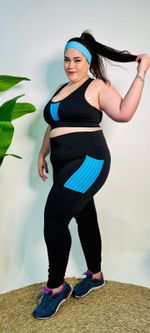 Calça Legging com Bolso Plus Size