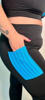 Calça Legging com Bolso Plus Size