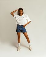 CAMISETA CROPPED PIMA BRANCA