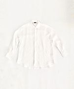 CAMISA LINHO OVERSIZED MANGA LONGA BRANCA
