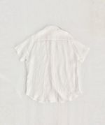 CAMISA LINHO OVERSIZED MANGA CURTA BRANCA