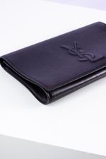 Clutch Saint Laurent envelope preta