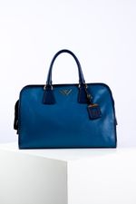 Bolsa Prada Saffiano Tote azul