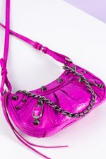 Bolsa Balenciaga Le Cagole mini rosa