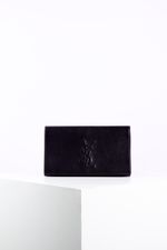 Clutch Saint Laurent envelope preta