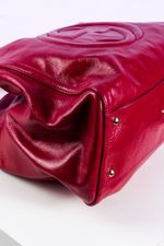 Bolsa Gucci Soho Shopper verniz rosa