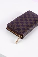 Carteira Louis Vuitton Zippy Damier Ebene