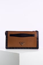 Bolsa Prada Clutch Saffiano Tacks