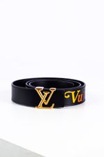 Cinto Louis Vuitton preto colors