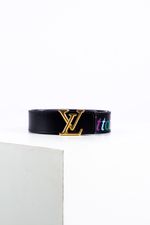 Cinto Louis Vuitton preto colors