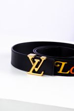Cinto Louis Vuitton preto colors