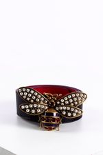 Cinto Gucci Queen Margareth Bee preto