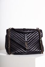 Bolsa Saint Laurent College preta
