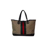 Bolsa Gucci Canvas Tote Web